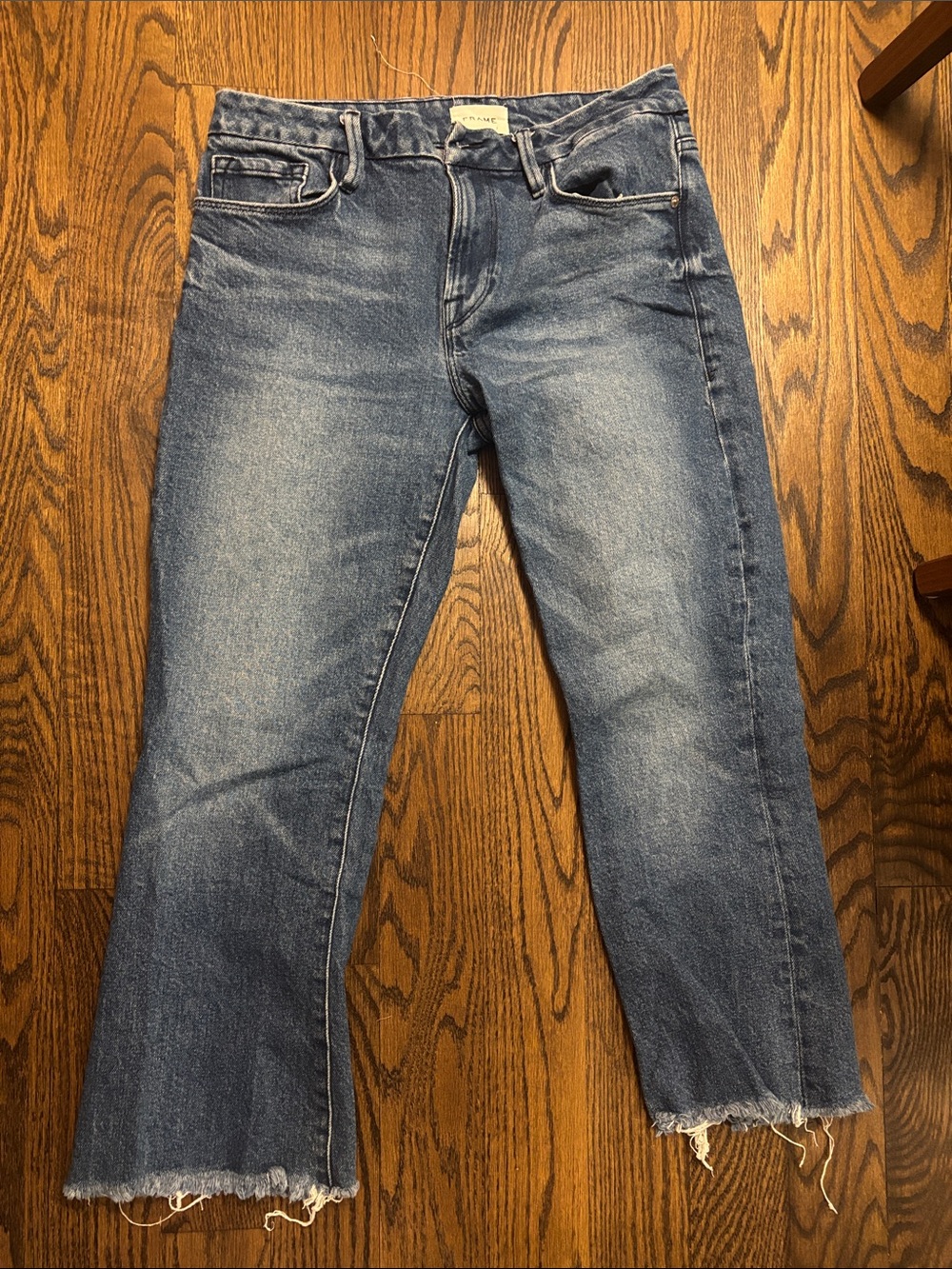 Frame Denim Women’s Le Crop Mini Boot Cut Jeans